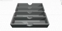 Medium Bocage Storage Container - Base (Single Thumb Slot)