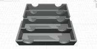 Medium Bocage Storage Container - Base (Double Thumb Slot)